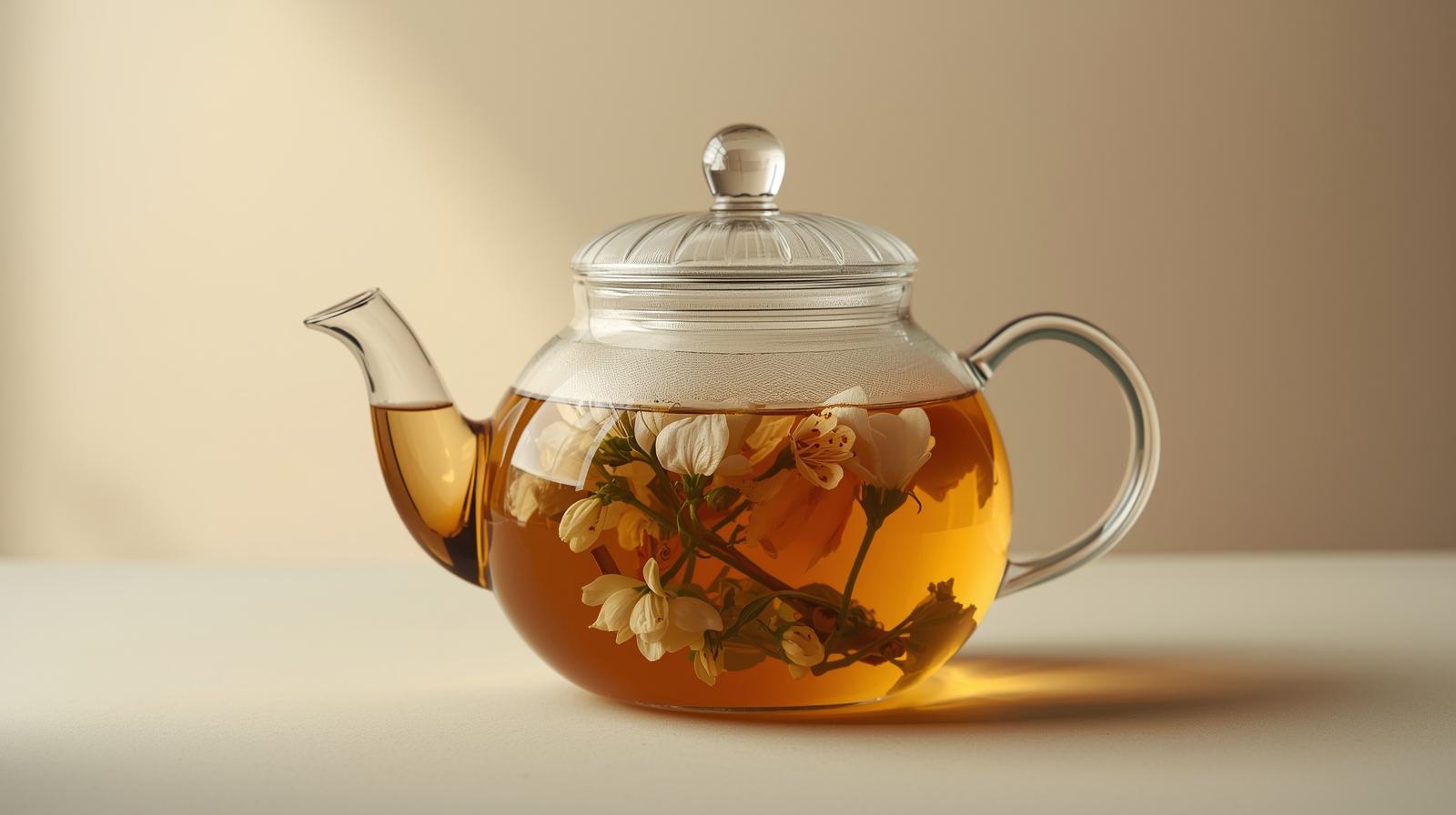 Teekanne mit Aurora Morgentau